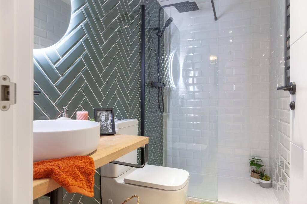 Al5 Seaside Bliss-Stylish Loft Steps From Malvarrosa Valencia Exterior foto