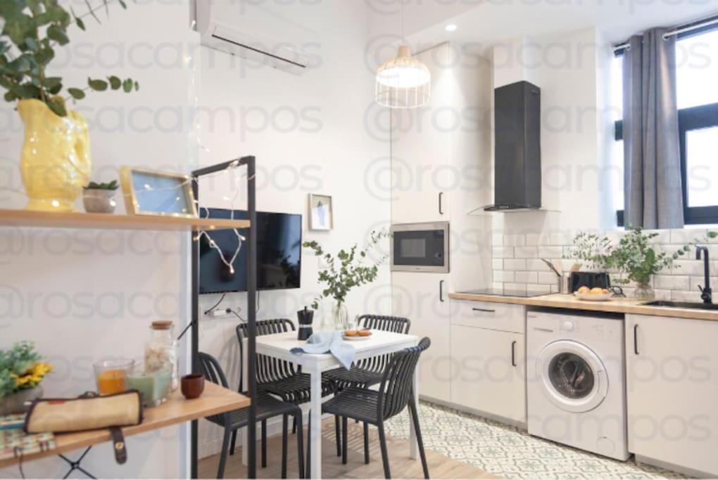 Al5 Seaside Bliss-Stylish Loft Steps From Malvarrosa Valencia Exterior foto